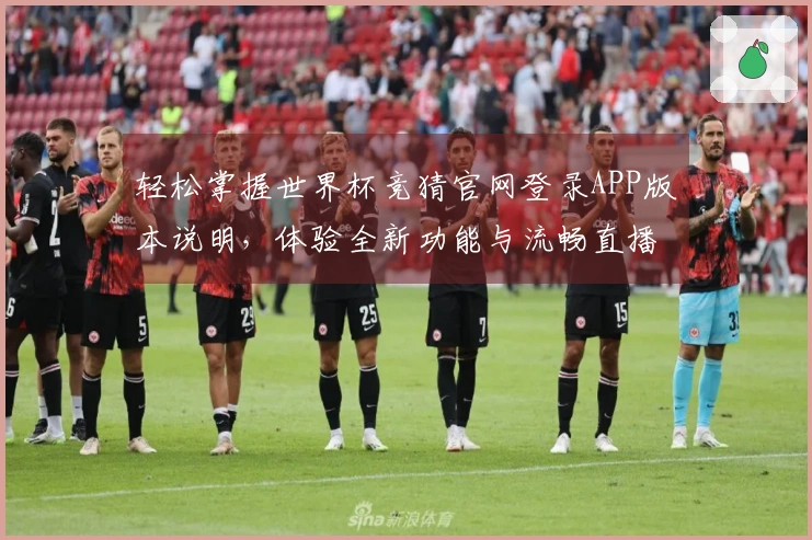 轻松掌握世界杯竞猜官网登录APP版本说明，体验全新功能与流畅直播
