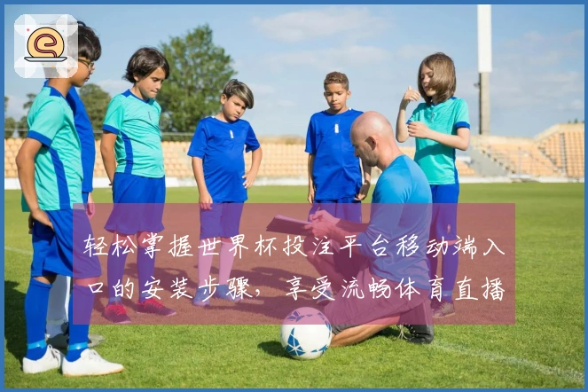 轻松掌握世界杯投注平台移动端入口的安装步骤，享受流畅体育直播体验