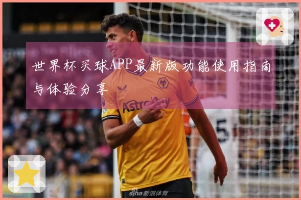 世界杯买球APP最新版功能使用指南与体验分享